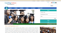 Desktop Screenshot of coachingindians.com