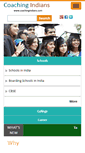 Mobile Screenshot of coachingindians.com
